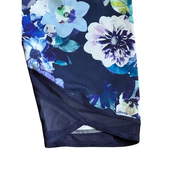 Old Navy Active Go Dry Crop Leggings Floral High-Rise Mesh-Hem Compression XXL - Picture 5 of 13